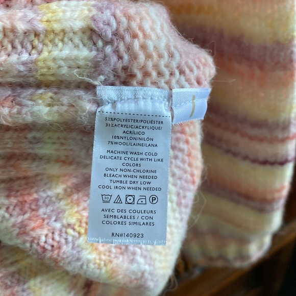 Loft Multi Colored Raglan Sweater - Picture 11 of 11